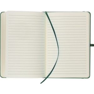 A5-�s jegyzetf�zet �jrahasznos�tott bor�t�val, z�ld