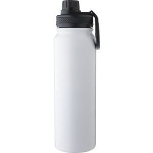Duplafal palack telefontartval, 800 ml, fehr (termosz)
