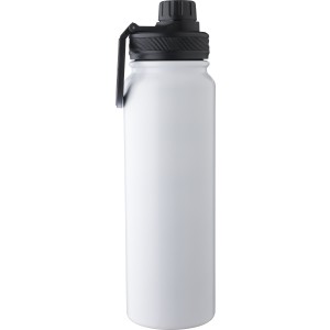 Duplafal palack telefontartval, 800 ml, fehr (termosz)