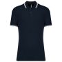 Kariban frfi rvidujj gallros pl, Navy/White