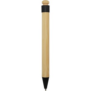 Rattan bambusz s jramanyag golystoll, fekete (fa, bambusz, karton golystoll)