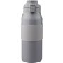 Rozsdamentes acl duplafal palack, 800 ml, szrke