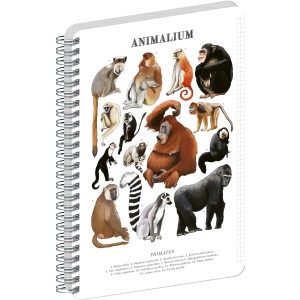Spir�los Notesz Animalium ? Primates, quad-ruled, A5