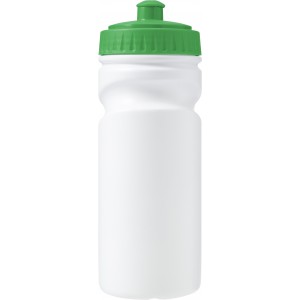 Kulacs, 500 ml, újrahasznosítható műanyag, zöld (sportkulacs)