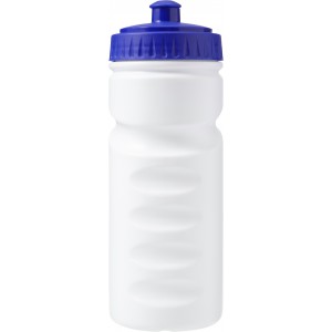 Kulacs újrahasznosítható műanyagból, 500 ml, kék (sportkulacs)