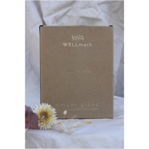 Wellmark Discovery kzmos s bambusz illat gyertya, barna (testpol anyagok)